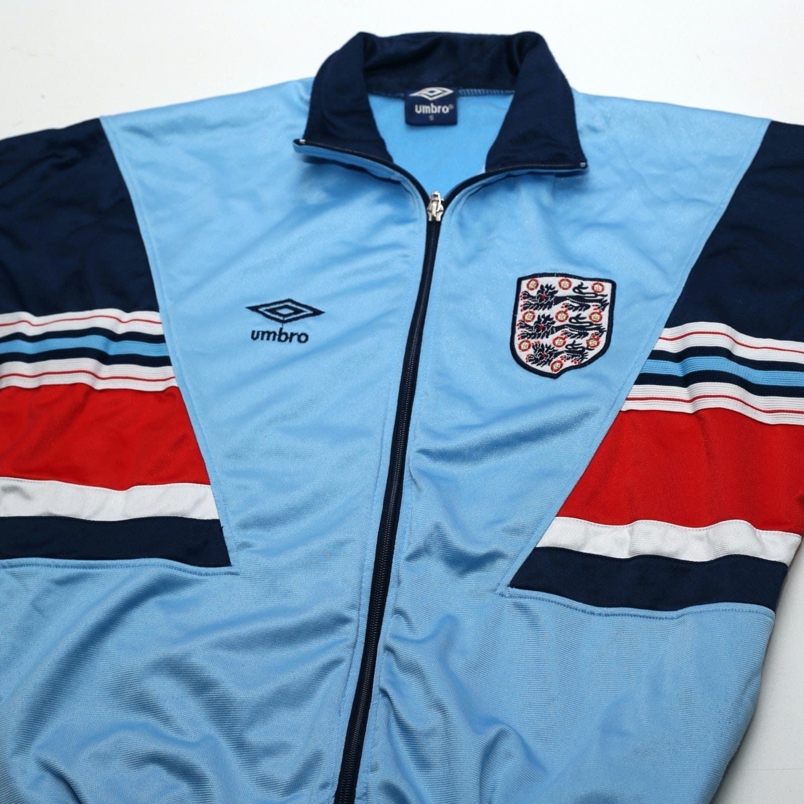 1987/90 England Vintage Umbro Track Top Jacket (S/M) Euro 88