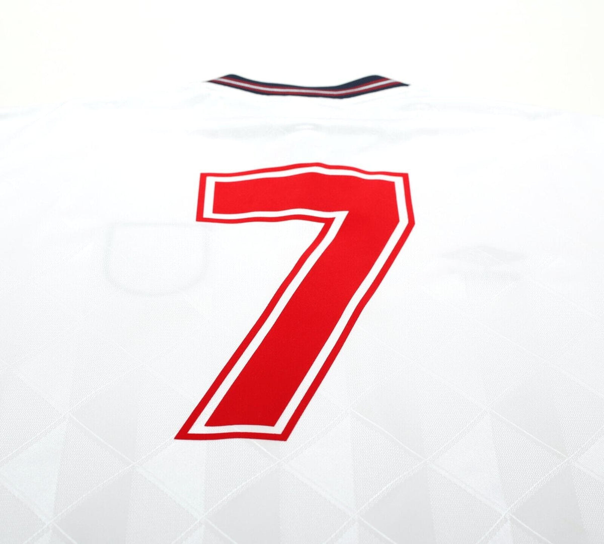 1987/90 ROBSON #7 England Retro Umbro Home Football Shirt (L) EURO 88