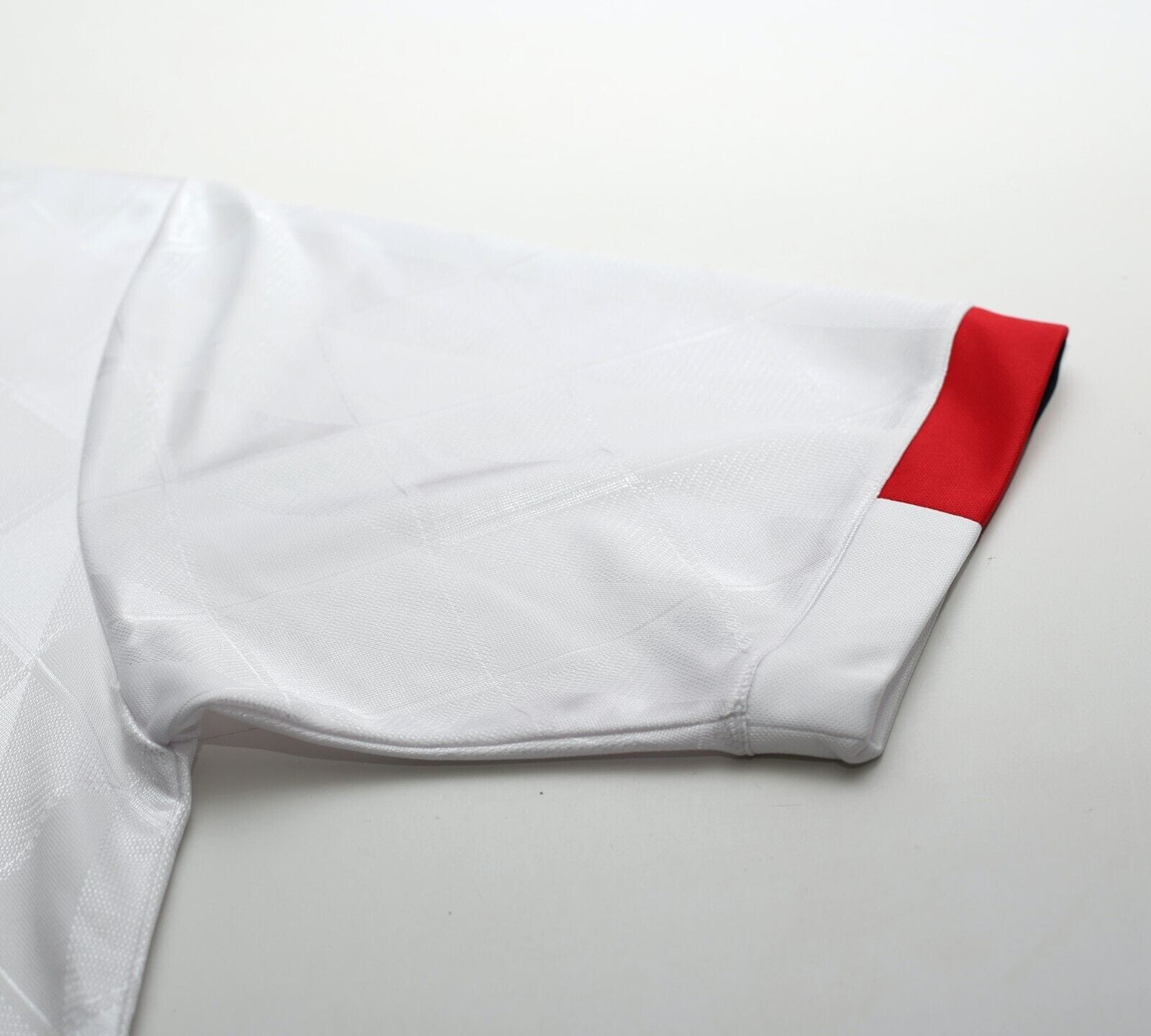 1987/90 ROBSON #7 England Retro Umbro Home Football Shirt (L) EURO 88