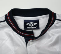 1987/90 ROBSON #7 England Retro Umbro Home Football Shirt (L) EURO 88