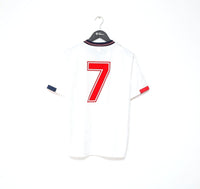 1987/90 ROBSON #7 England Retro Umbro Home Football Shirt (S) EURO 88