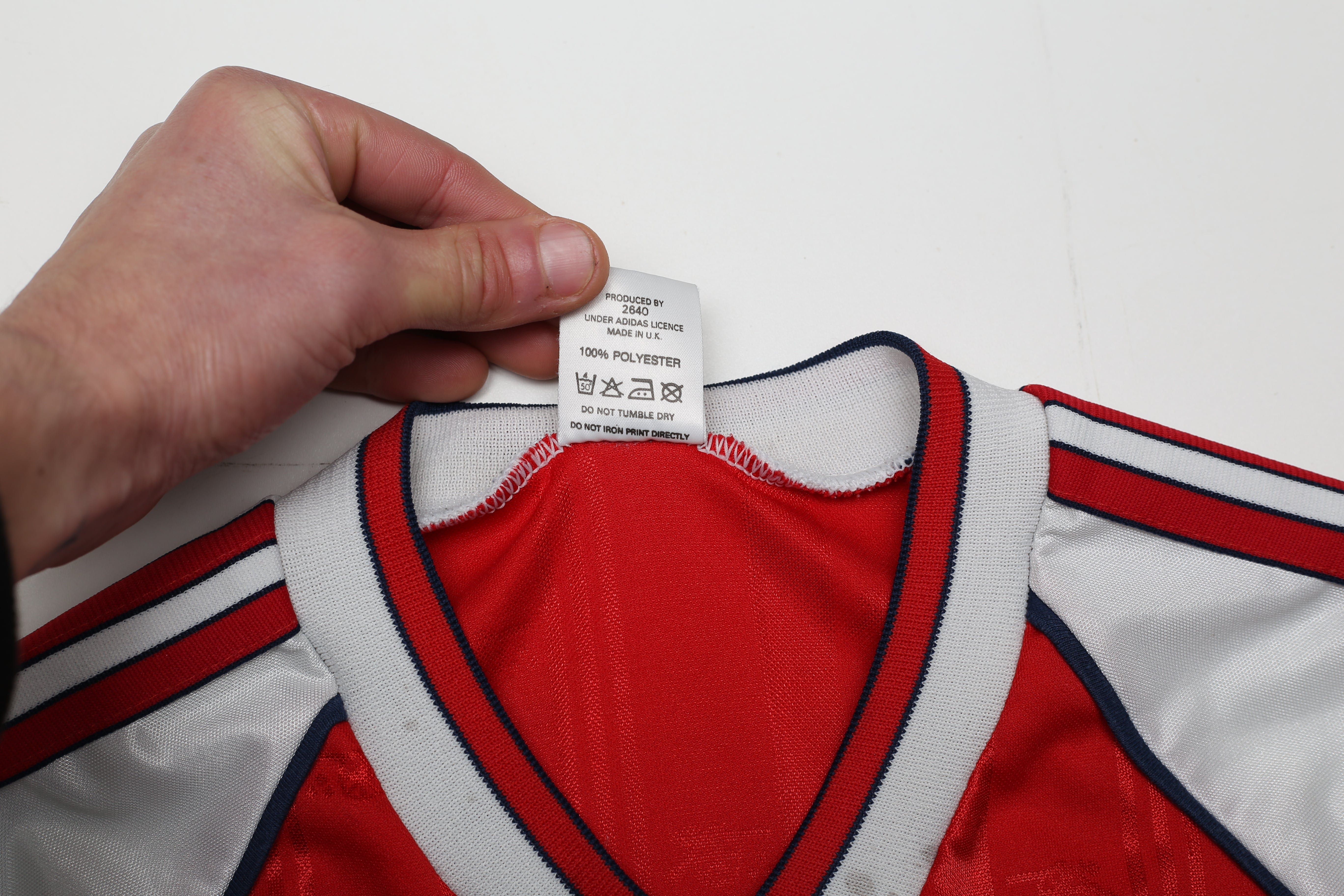 1988/90 ARSENAL Vintage adidas Home Football Shirt (38/40) (S/M) Adams, Rocastle
