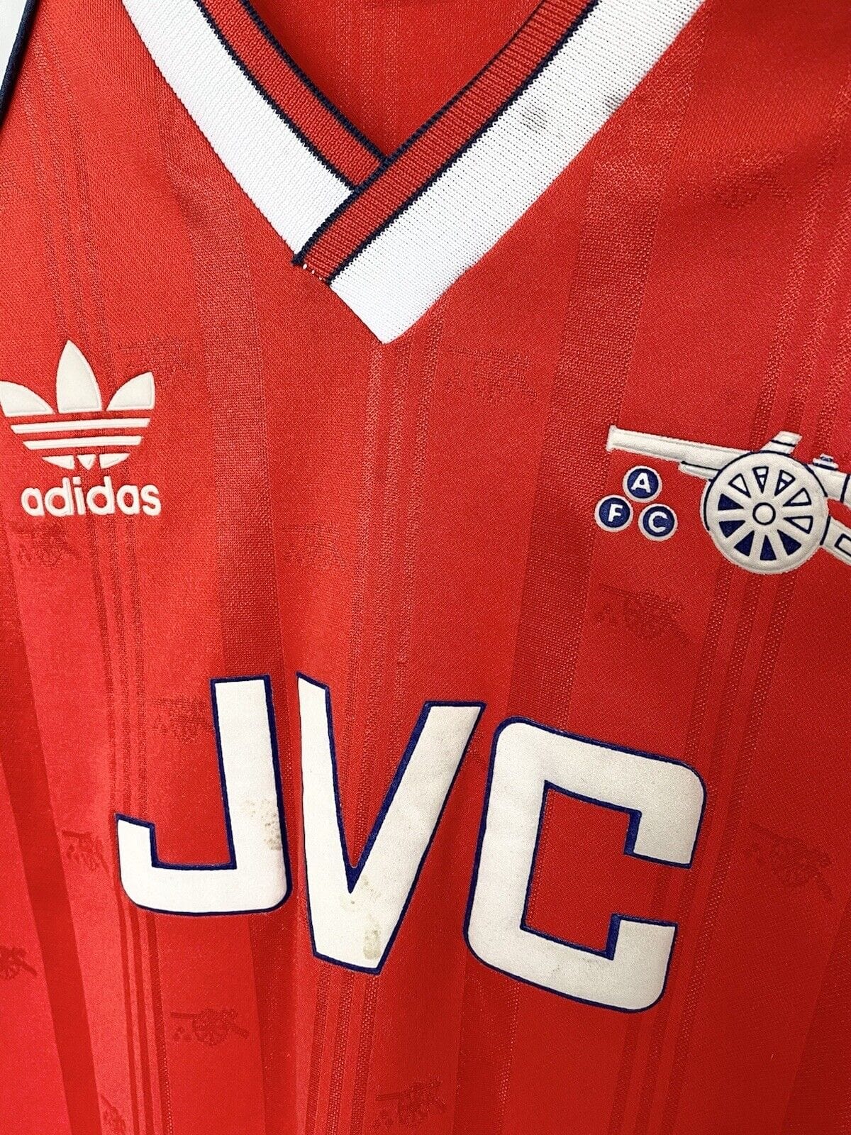 1993/94 WRIGHT #8 Arsenal Retro adidas Equipment LS Away Football Shir -  Football Shirt Collective