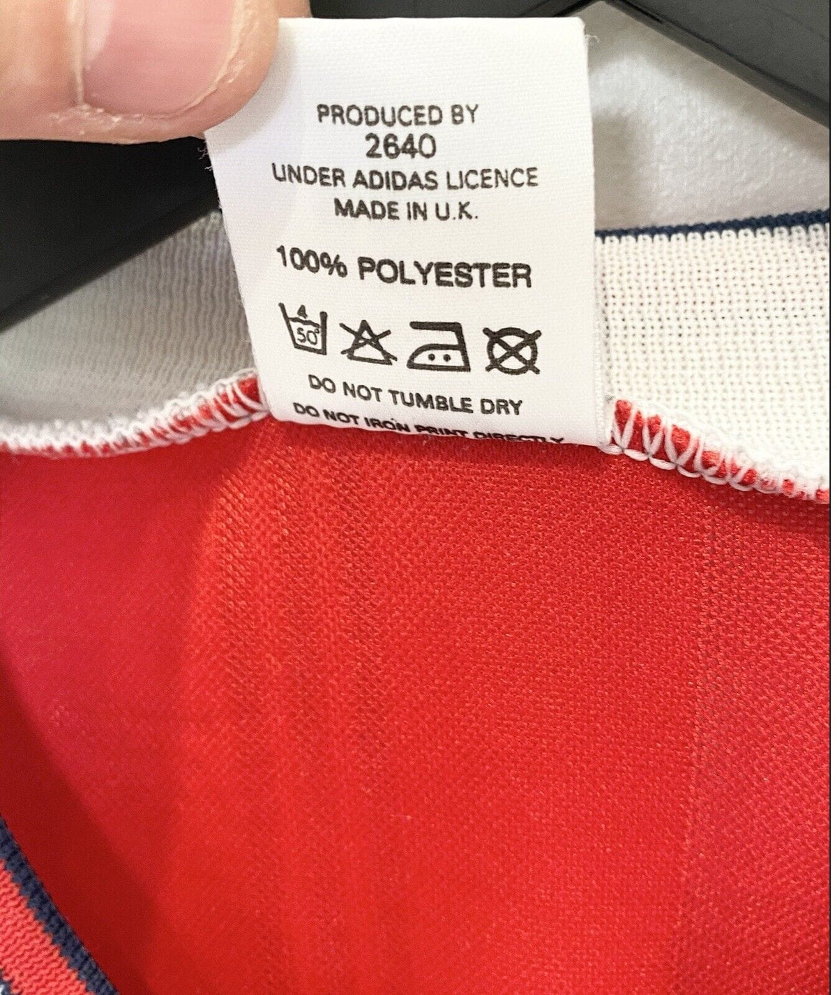 1988/90 ARSENAL Vintage adidas Home Football Shirt (38/40) (S/M) Adams, Rocastle