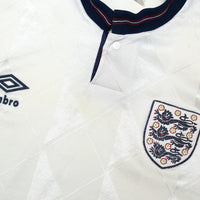 1988/90 England Vintage Umbro Home Football Shirt (38/40) M