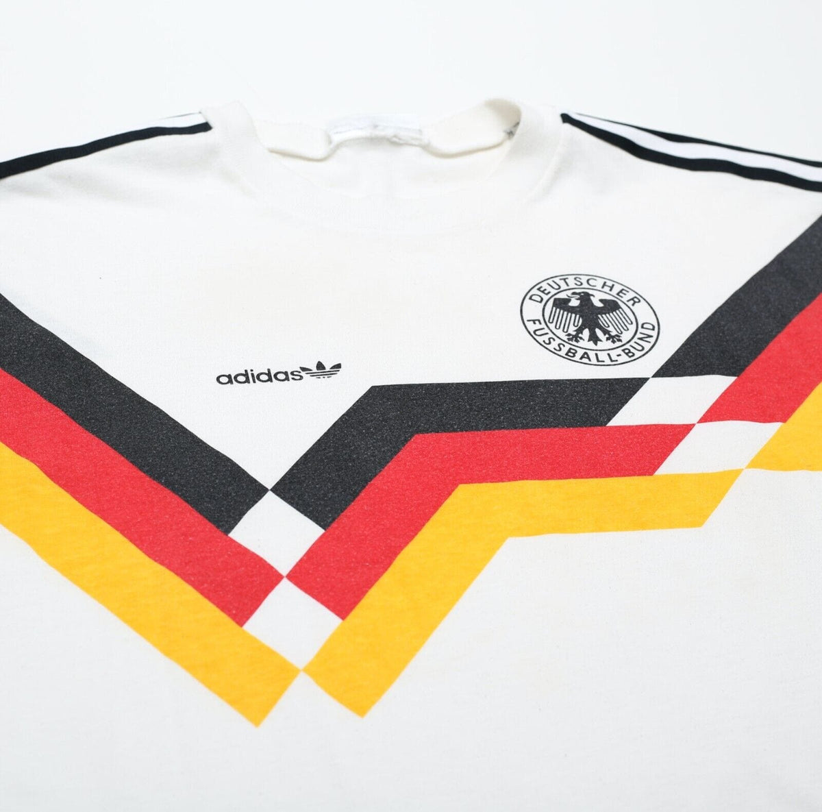 Retro 1990 Germany Football Soccer Jersey T-Shirt - Dirt Pitch
