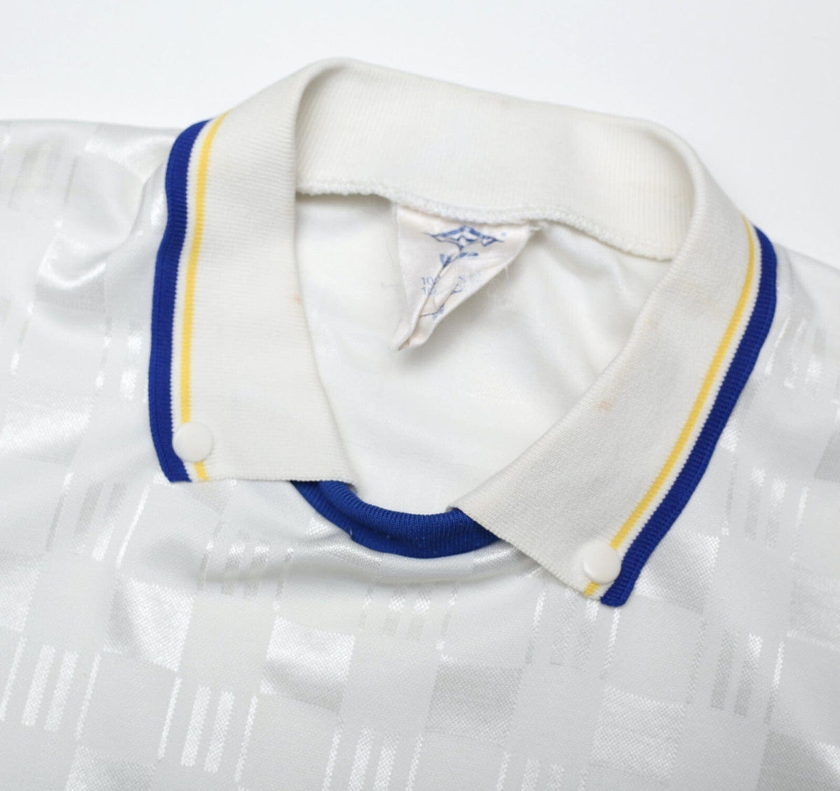 1988/90 LEEDS UNITED Vintage Umbro Home Football Shirt (L)