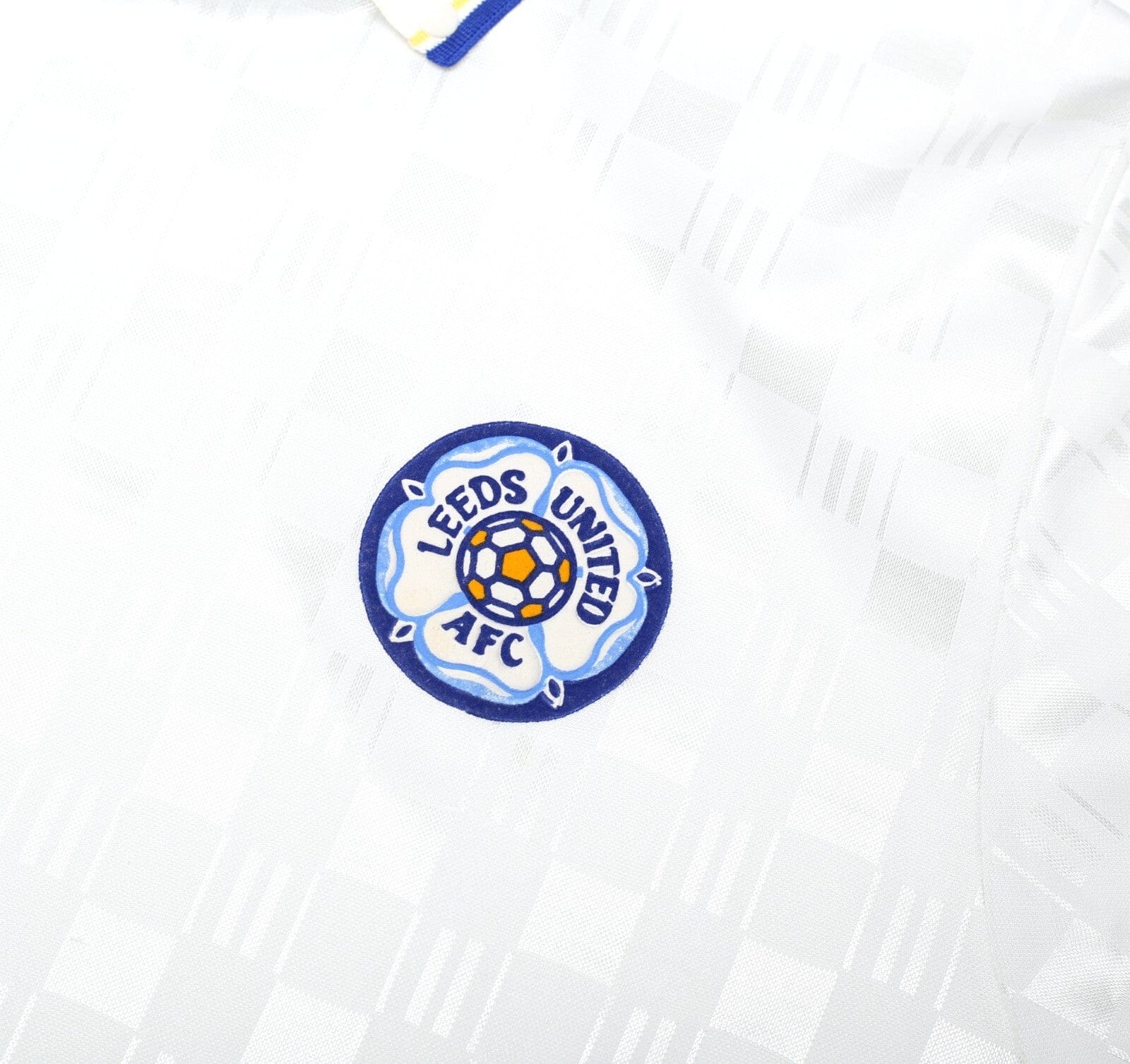 1988/90 LEEDS UNITED Vintage Umbro Home Football Shirt (L)