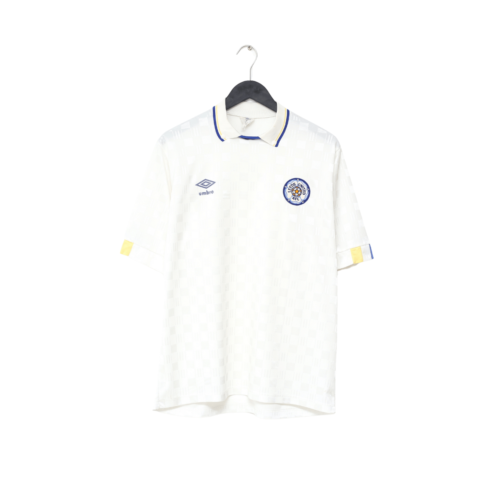 1988/90 LEEDS UNITED Vintage Umbro Home Football Shirt (L)