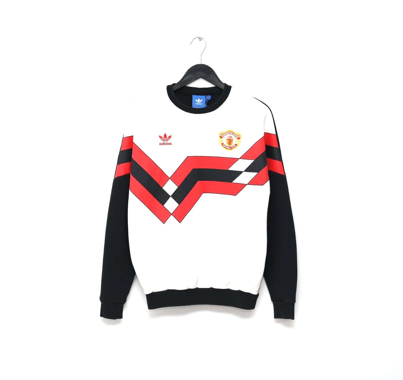 1988/90 MANCHESTER UNITED adidas Originals Football Crew Sweatshirt (S)