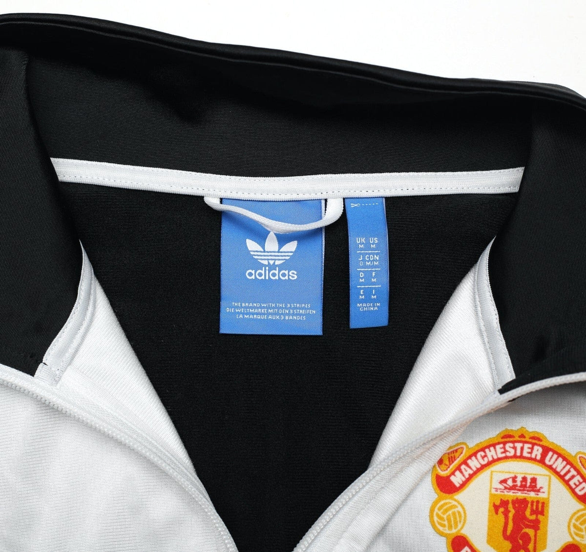 1988/90 MANCHESTER UNITED Retro adidas Originals Track Top (M)