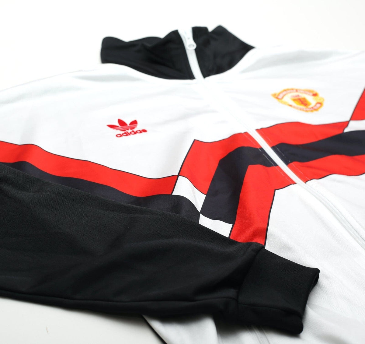 1988/90 MANCHESTER UNITED Retro adidas Originals Track Top (M)