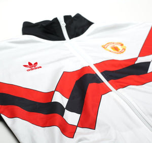1988/90 MANCHESTER UNITED Retro adidas Originals Track Top (M)