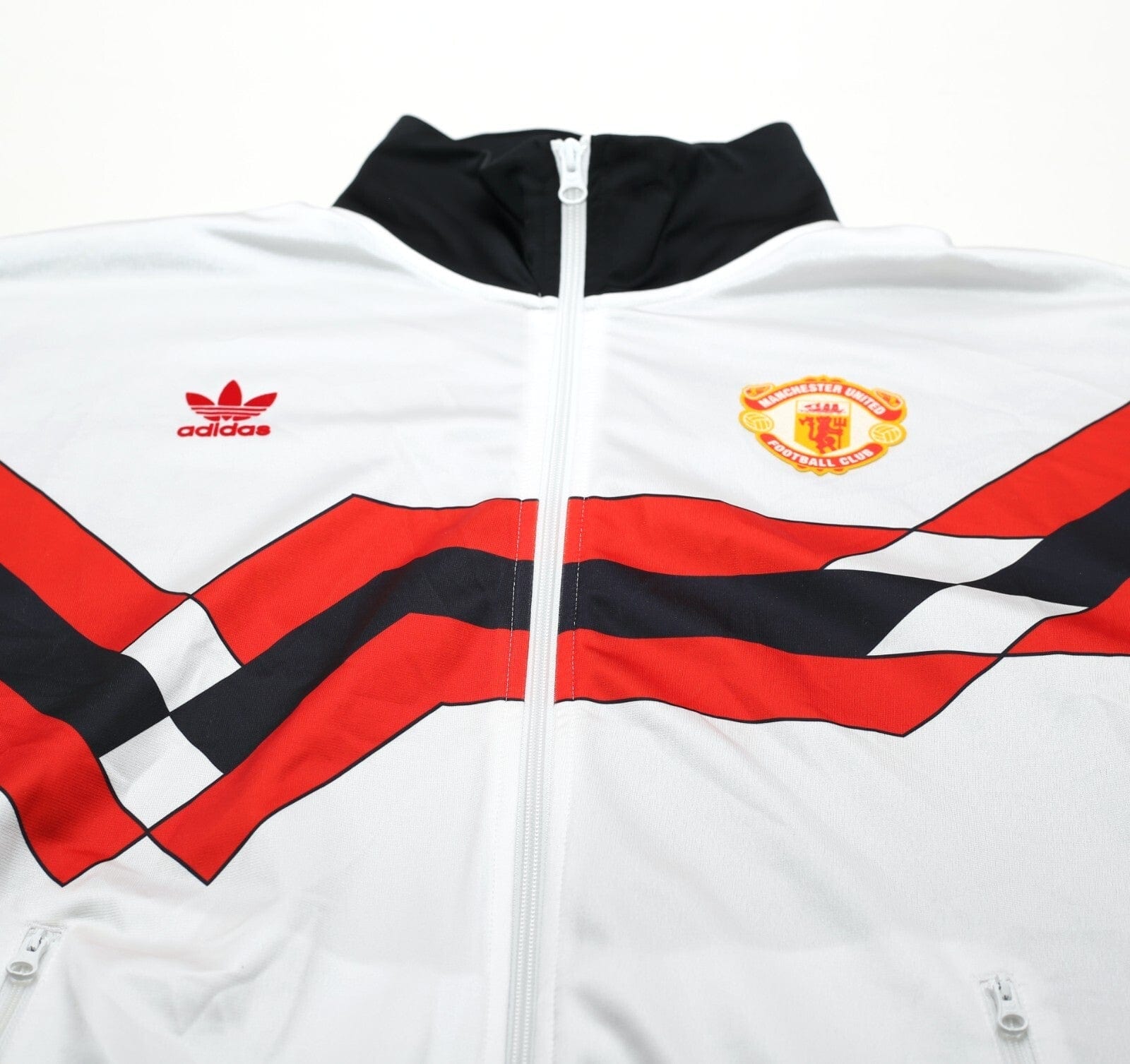 1988/90 MANCHESTER UNITED Retro adidas Originals Track Top (M)