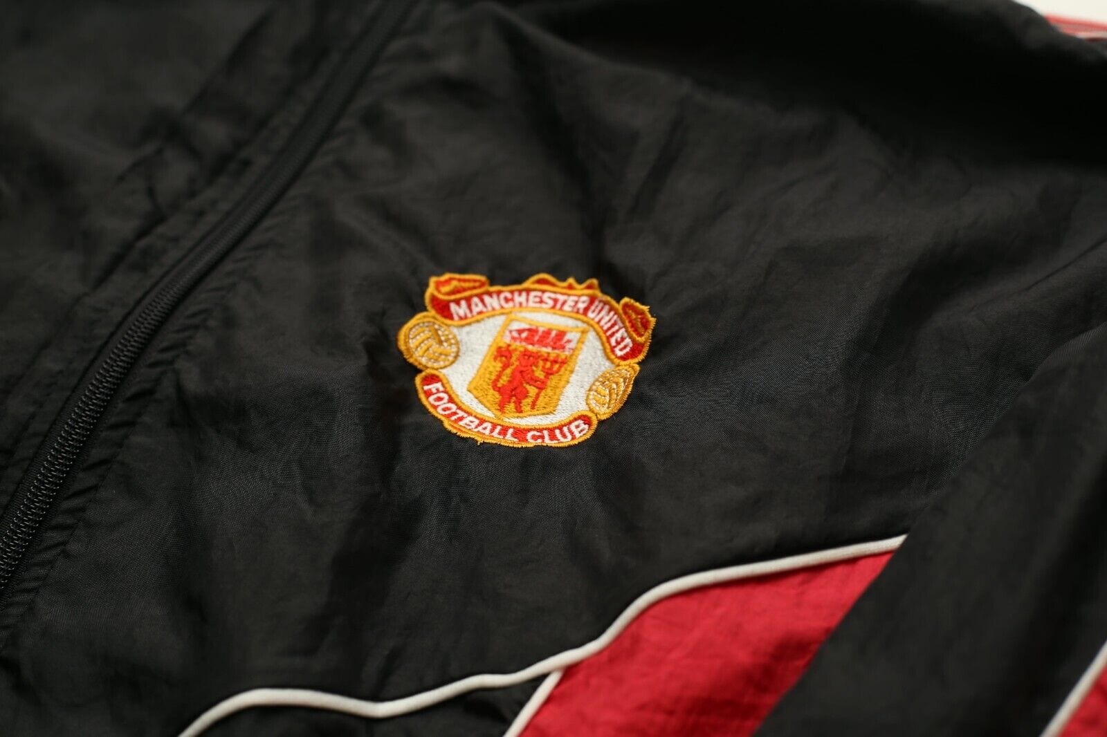 1988/90 MANCHESTER UNITED Vintage adidas Football Track Top Jacket (L) 42/44