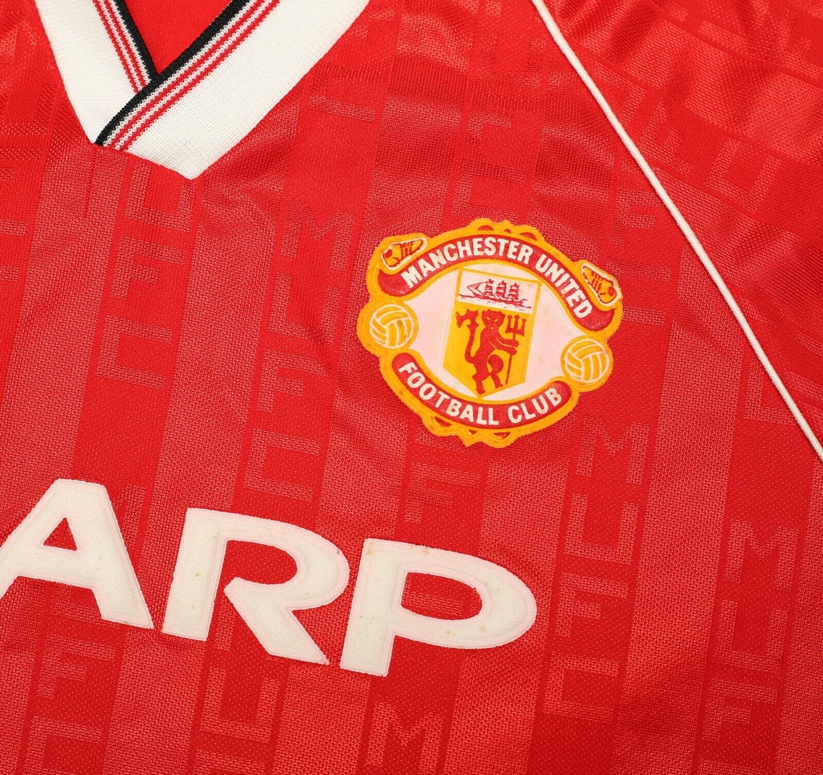 1988 90 MANCHESTER UNITED Vintage adidas Home Football Shirt M Football Shirt Collective