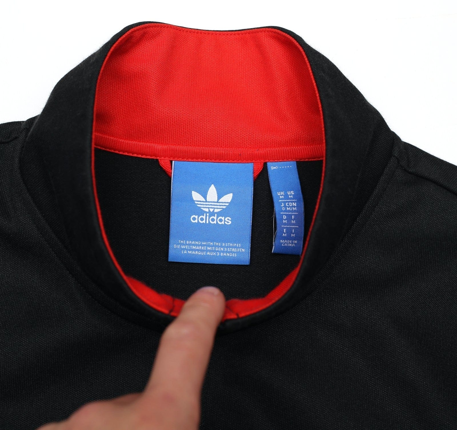 1988/90 MANCHESTER UNITED Vintage Retro adidas Originals Track Top (M)