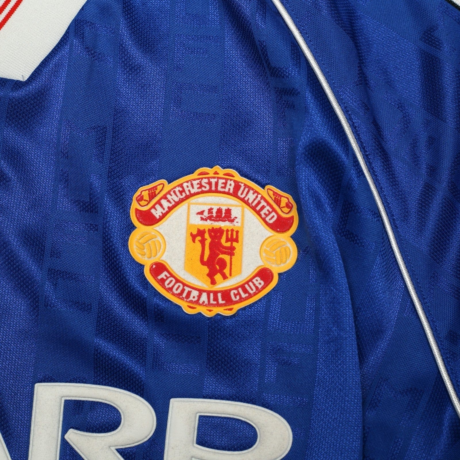 1988/90 Robson #7 Manchester United adidas Originals Away Football Shirt (L)