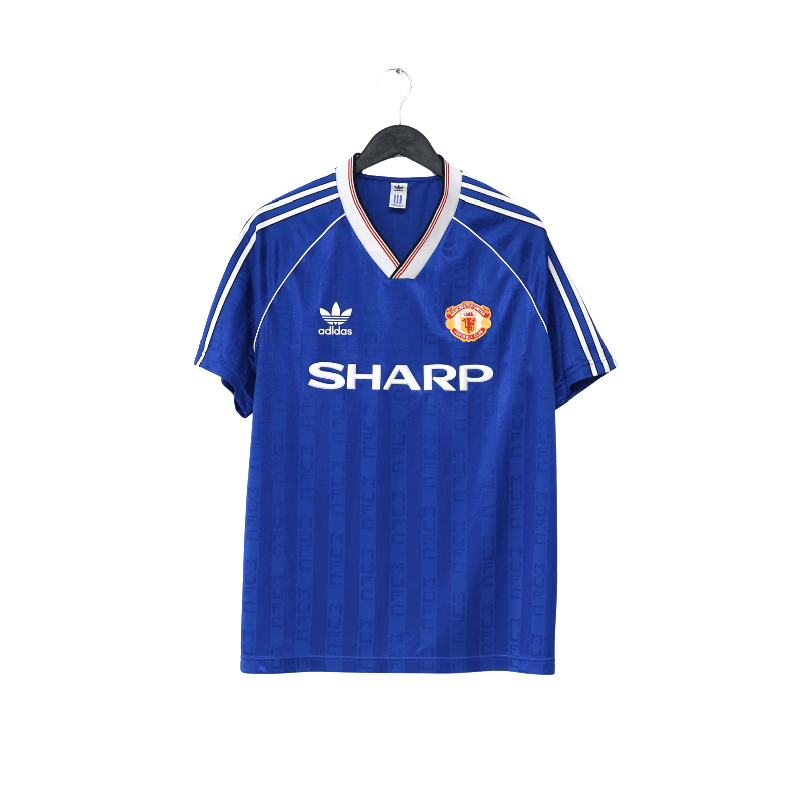1988/90 Robson #7 Manchester United adidas Originals Away Football Shirt (L)