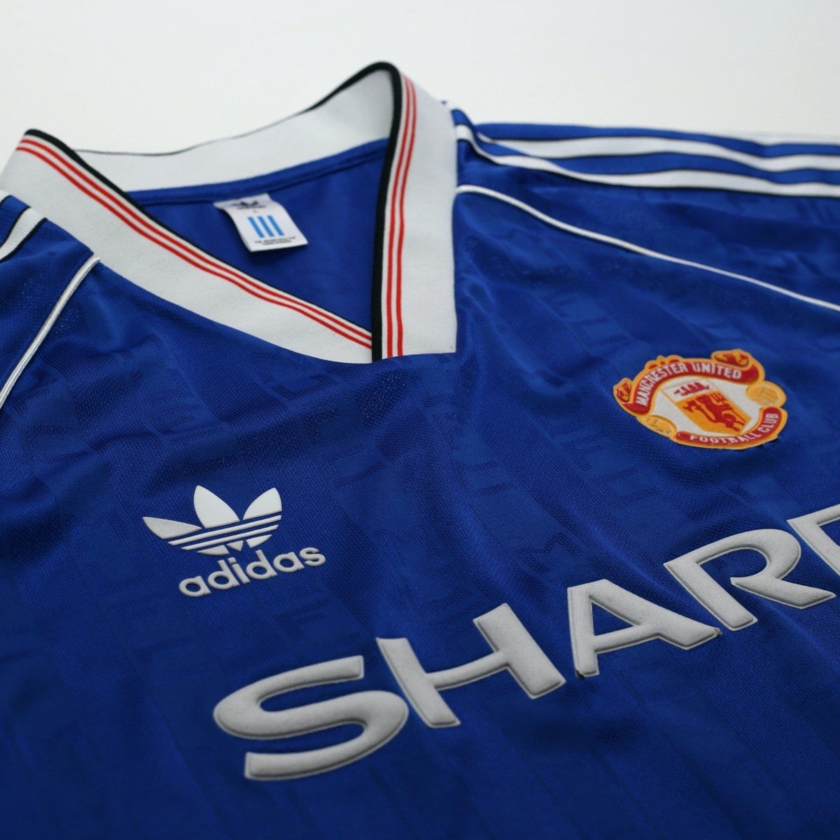 1988/90 Robson #7 Manchester United adidas Originals Away Football Shirt (L)