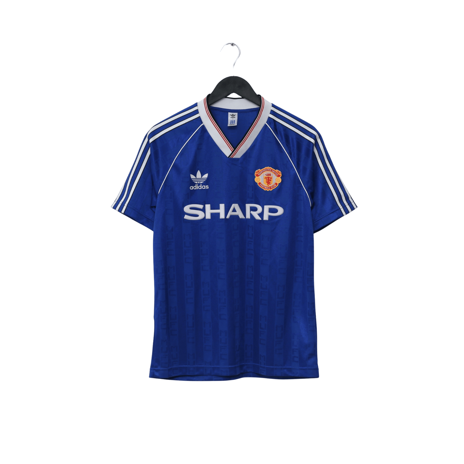 1988/90 Robson #7 Manchester United adidas Originals Away Football Shirt (S)