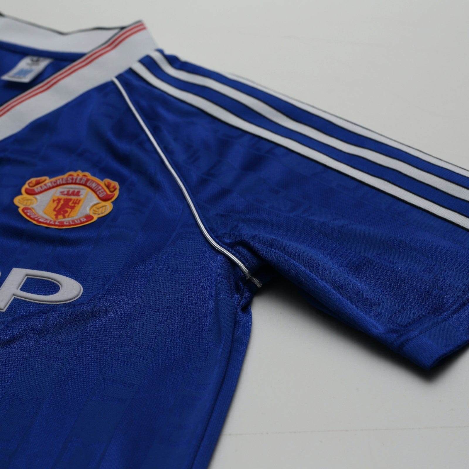 1988/90 Robson #7 Manchester United adidas Originals Away Football Shirt (S)