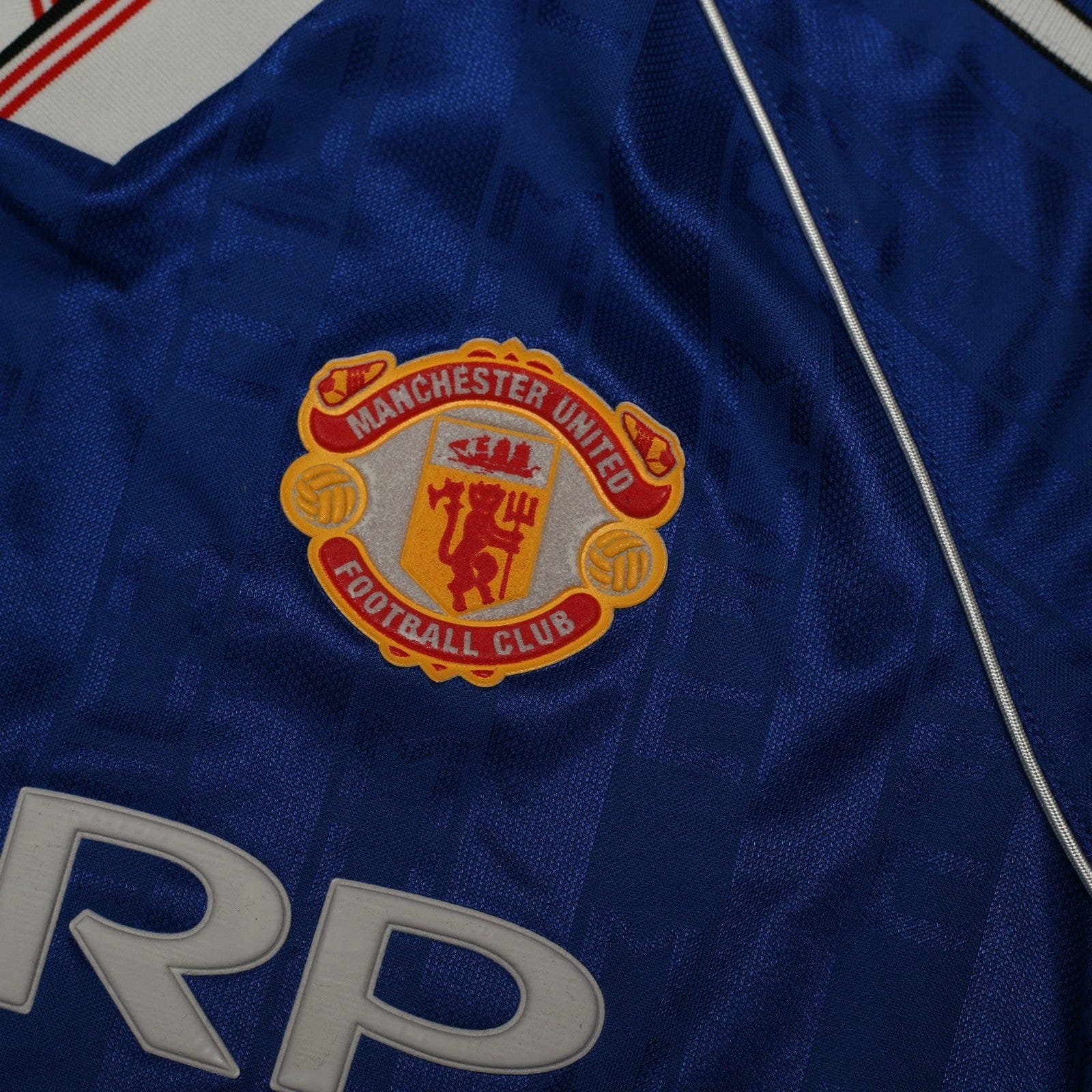 1988/90 Robson #7 Manchester United adidas Originals Away Football Shirt (S)