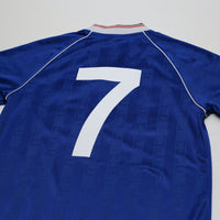 1988/90 Robson #7 Manchester United adidas Originals Away Football Shirt (S)