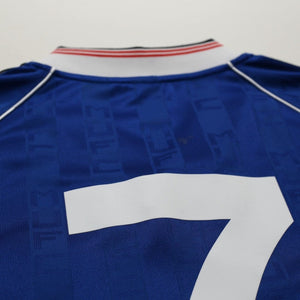 1988/90 Robson #7 Manchester United adidas Originals Away Football Shirt (S)