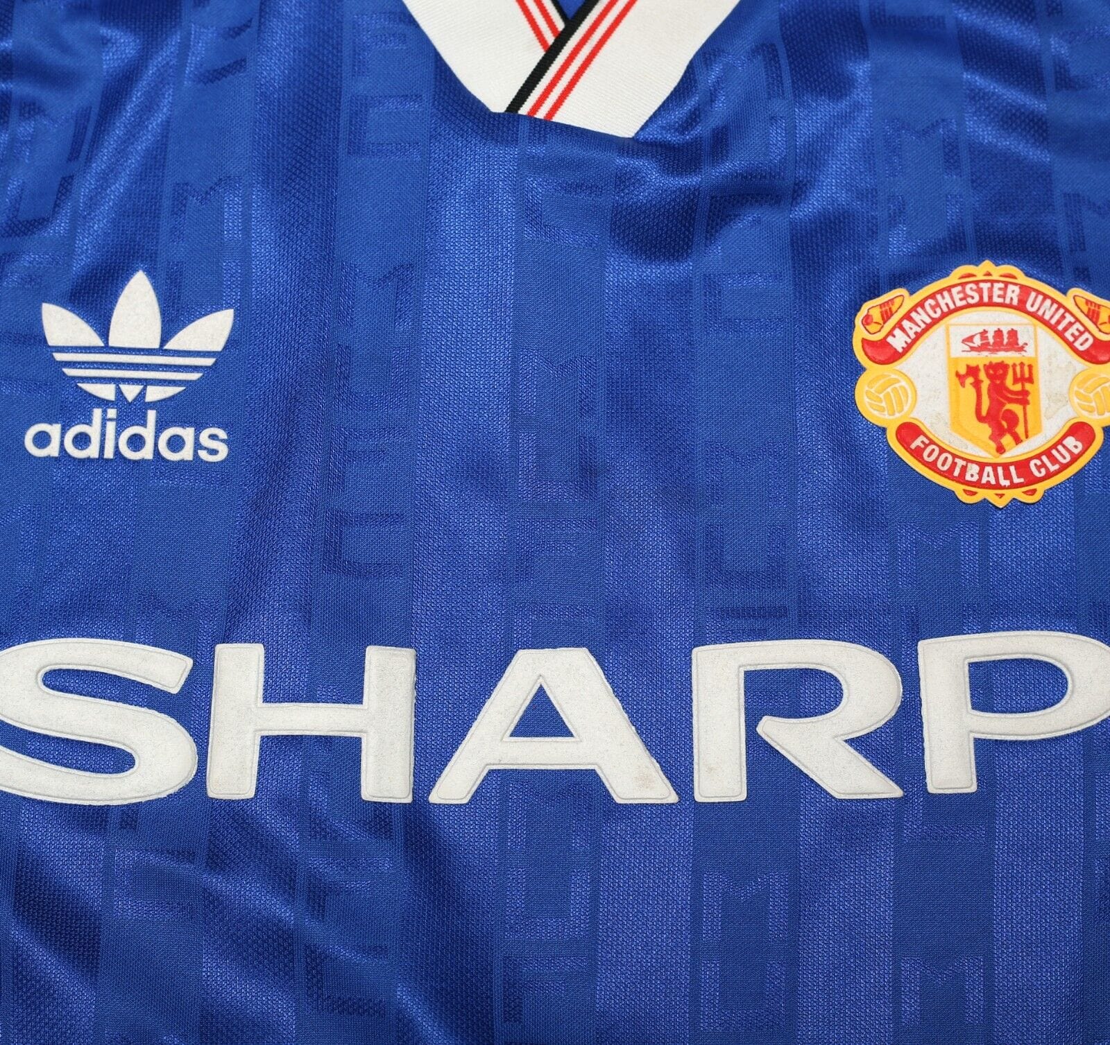 1988/90 ROBSON #7 Manchester United adidas Originals Away Football Shirt (XL)