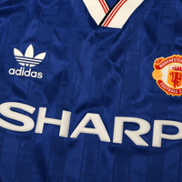 1988/90 Robson #7 Manchester United adidas Originals Away Football Shirt (XXL)