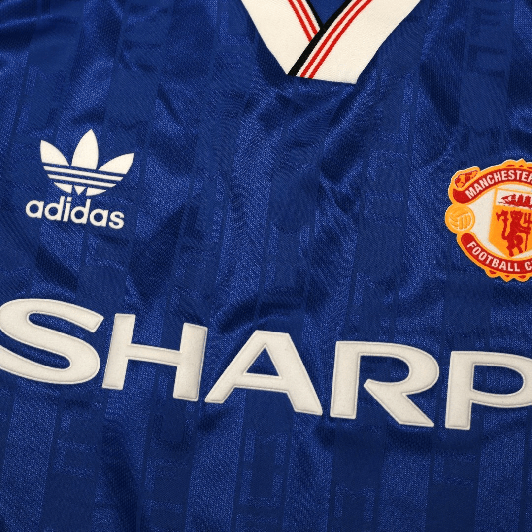 1988/90 Robson #7 Manchester United adidas Originals Away Football Shirt (XXL)