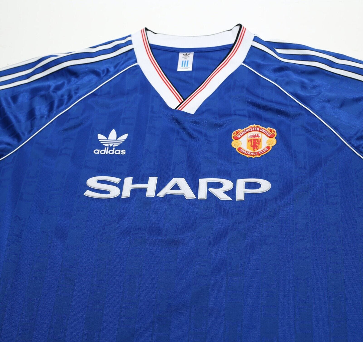 1988/90 ROBSON #7 Manchester United adidas Originals Third Shirt (XXL)