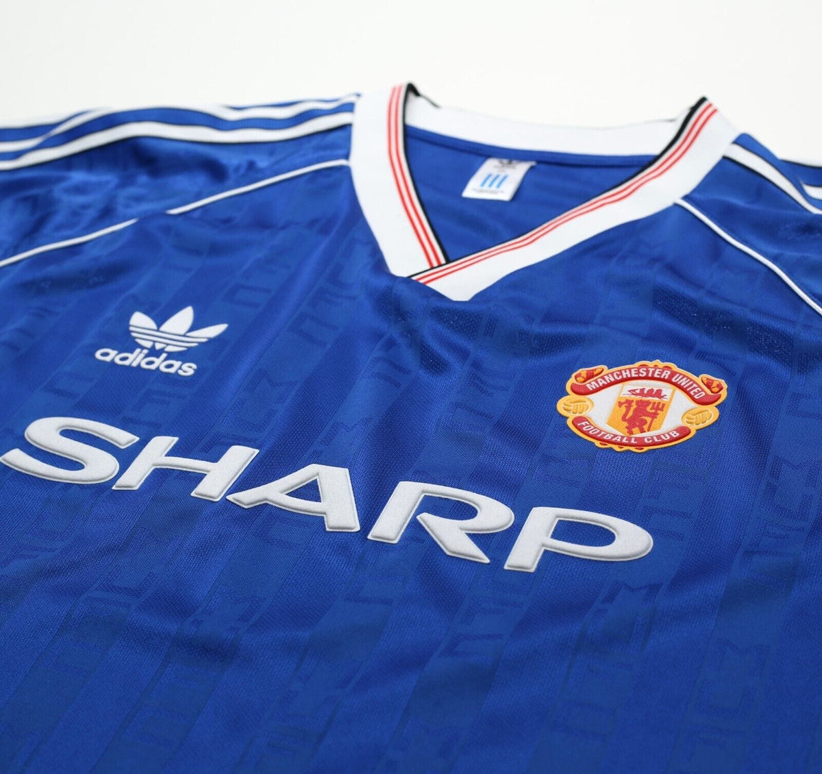 1988/90 ROBSON #7 Manchester United adidas Originals Third Shirt (XXL)