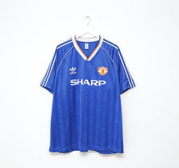 1988/90 ROBSON #7 Manchester United adidas Originals Third Shirt (XXL)