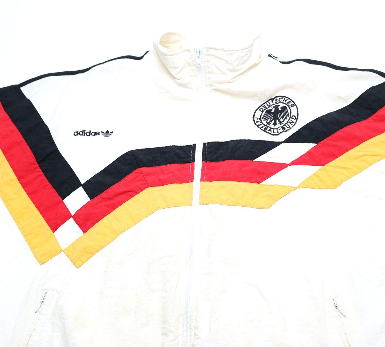 1988/90 WEST GERMANY Vintage adidas Football Track Top Jacket (L