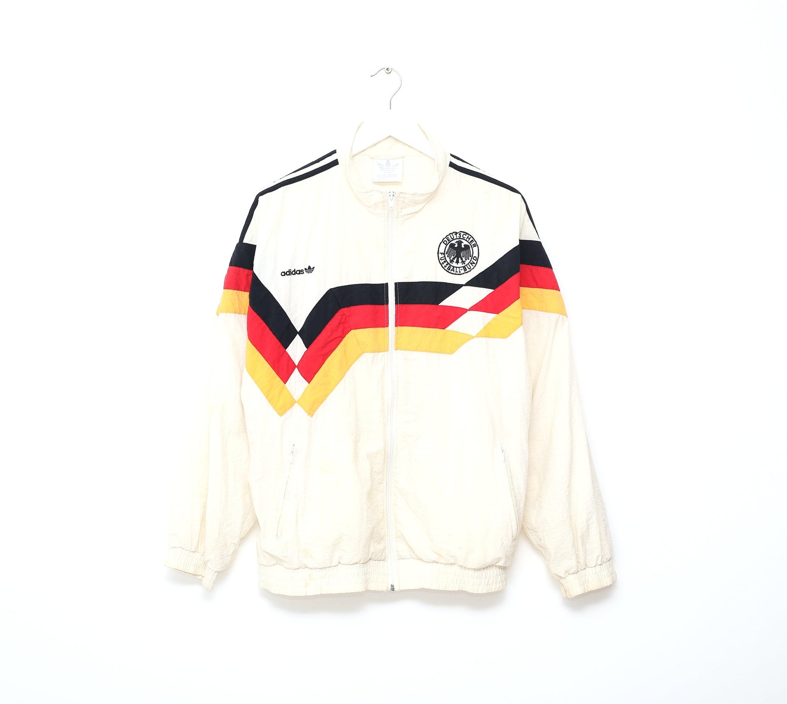 1988/90 WEST GERMANY Vintage adidas Football Track Top Jacket (L) Italia 90