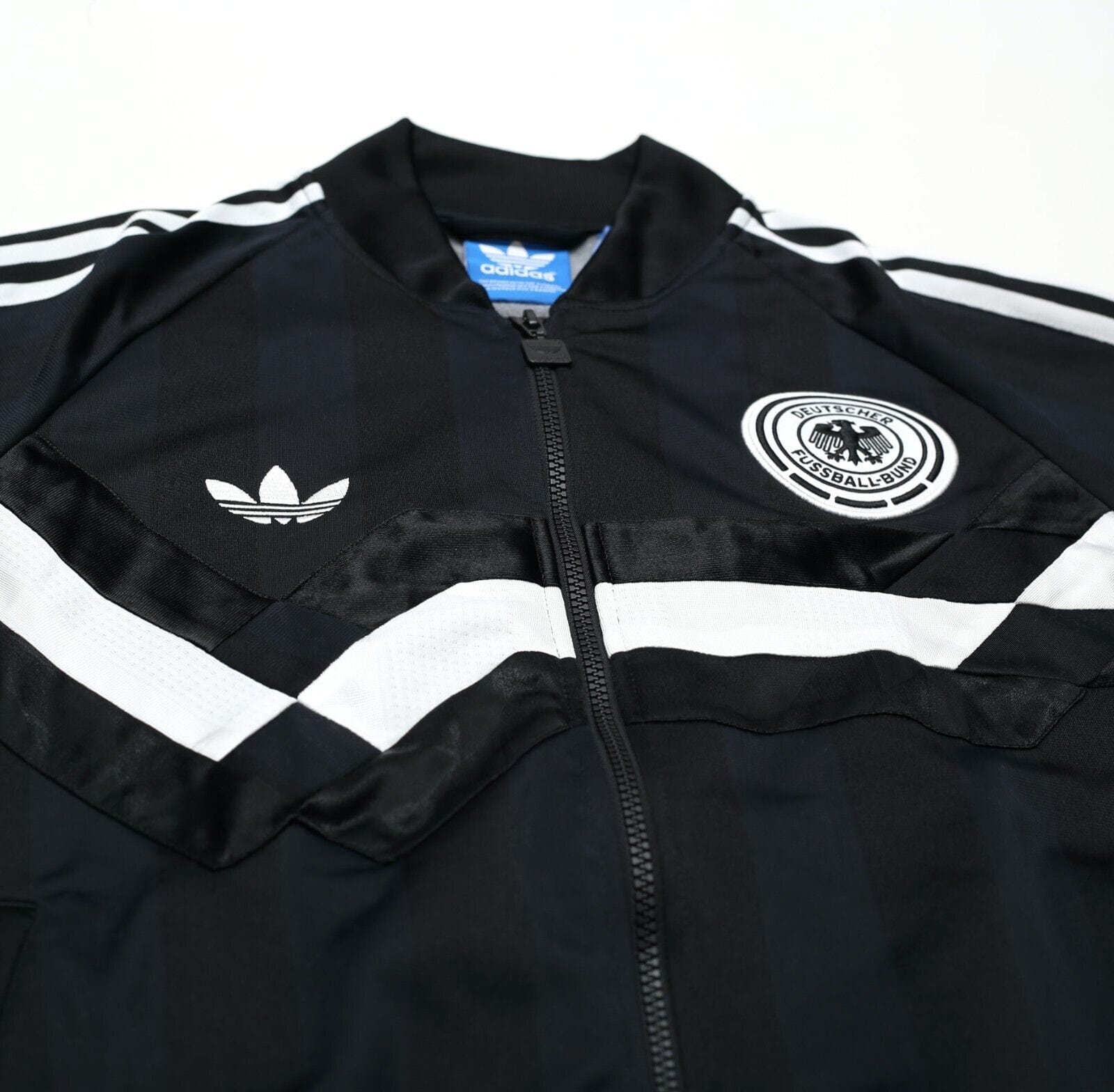 1988/91 GERMANY Italia 90 Retro adidas Originals Football Track Top Jacket (M)