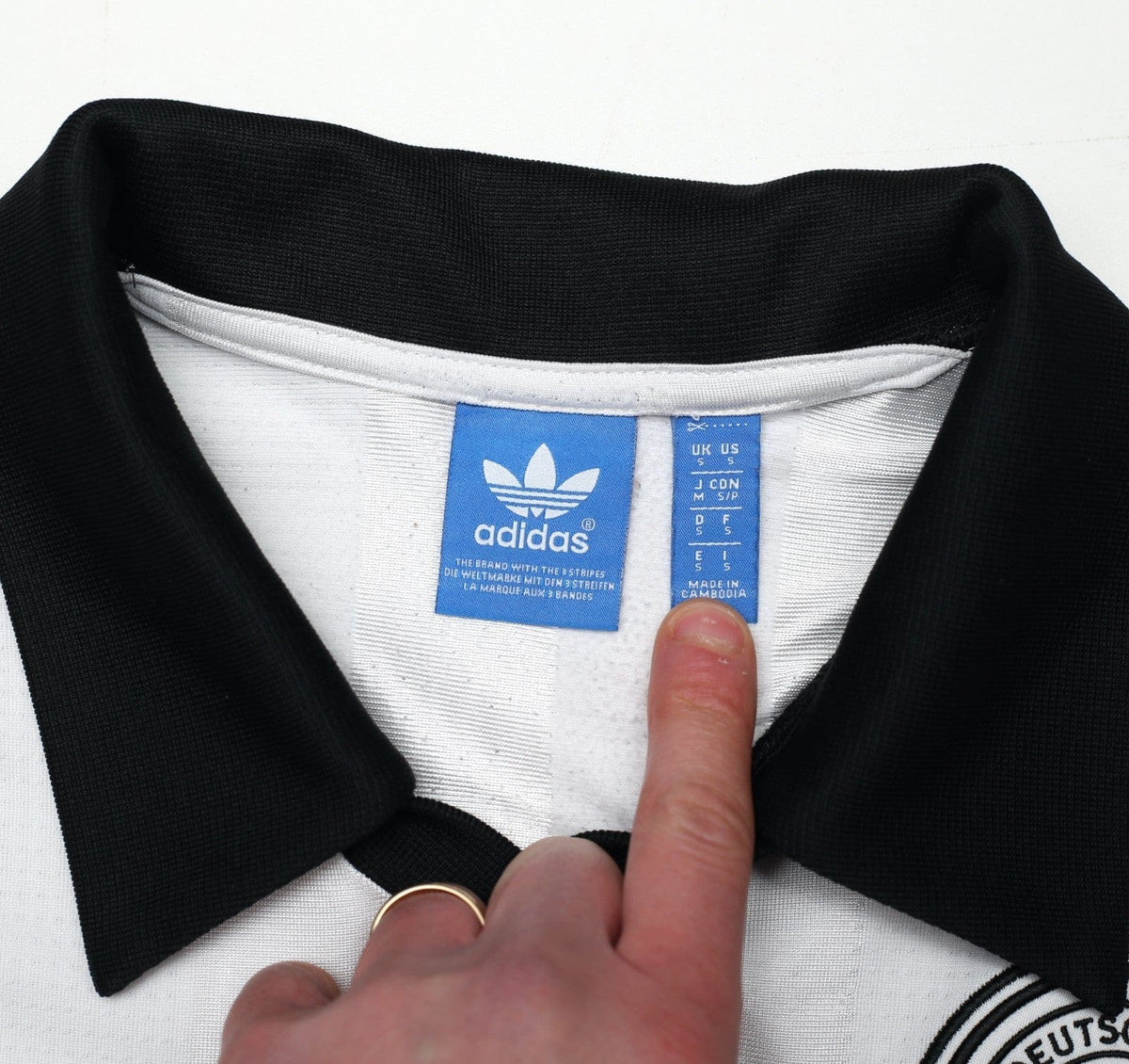 1988/91 West Germany Italia 90 Retro adidas Originals Football Shirt (S)