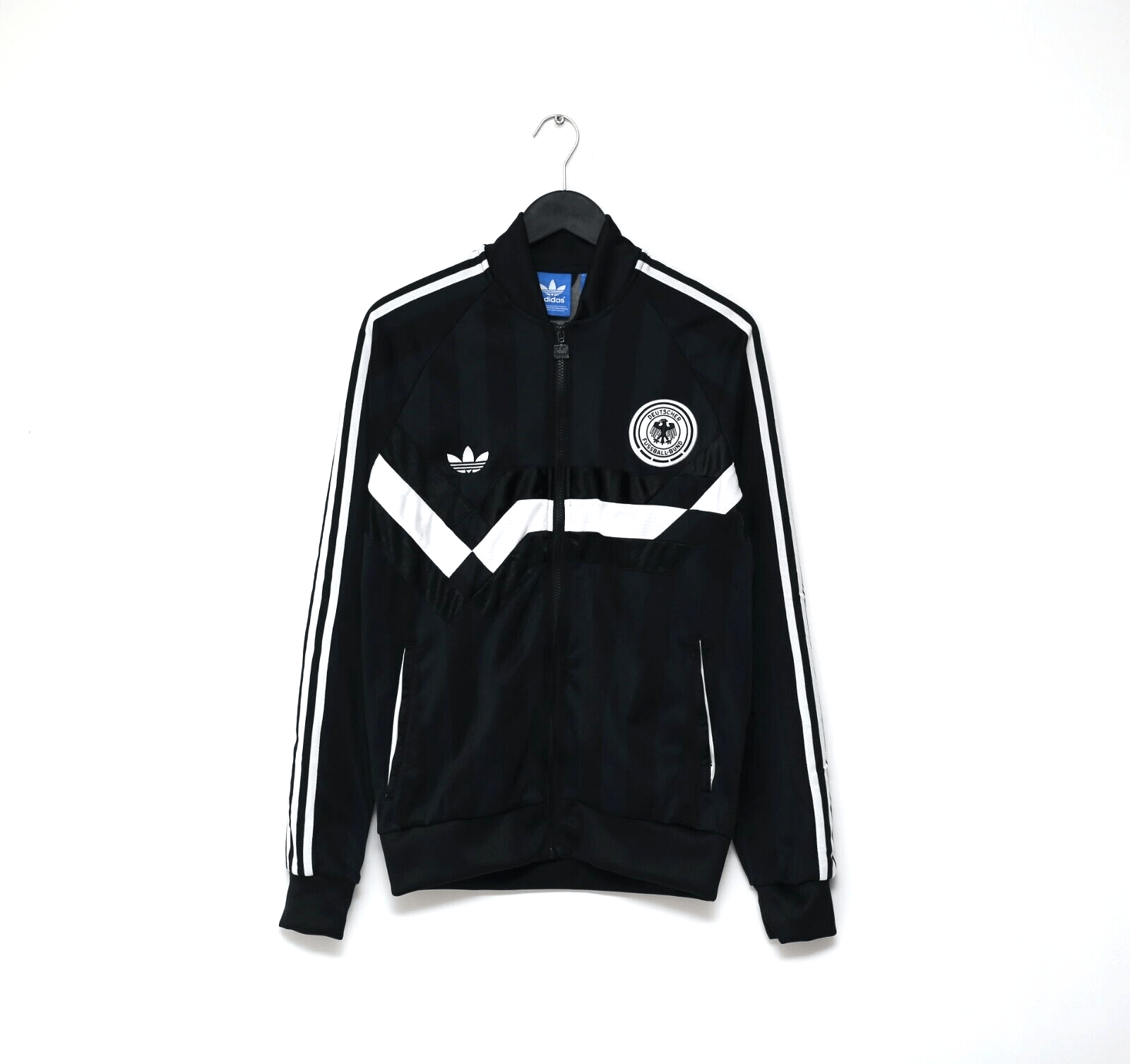 1988/91 WEST GERMANY Italia 90 Retro adidas Originals Football Track Top (M/L)