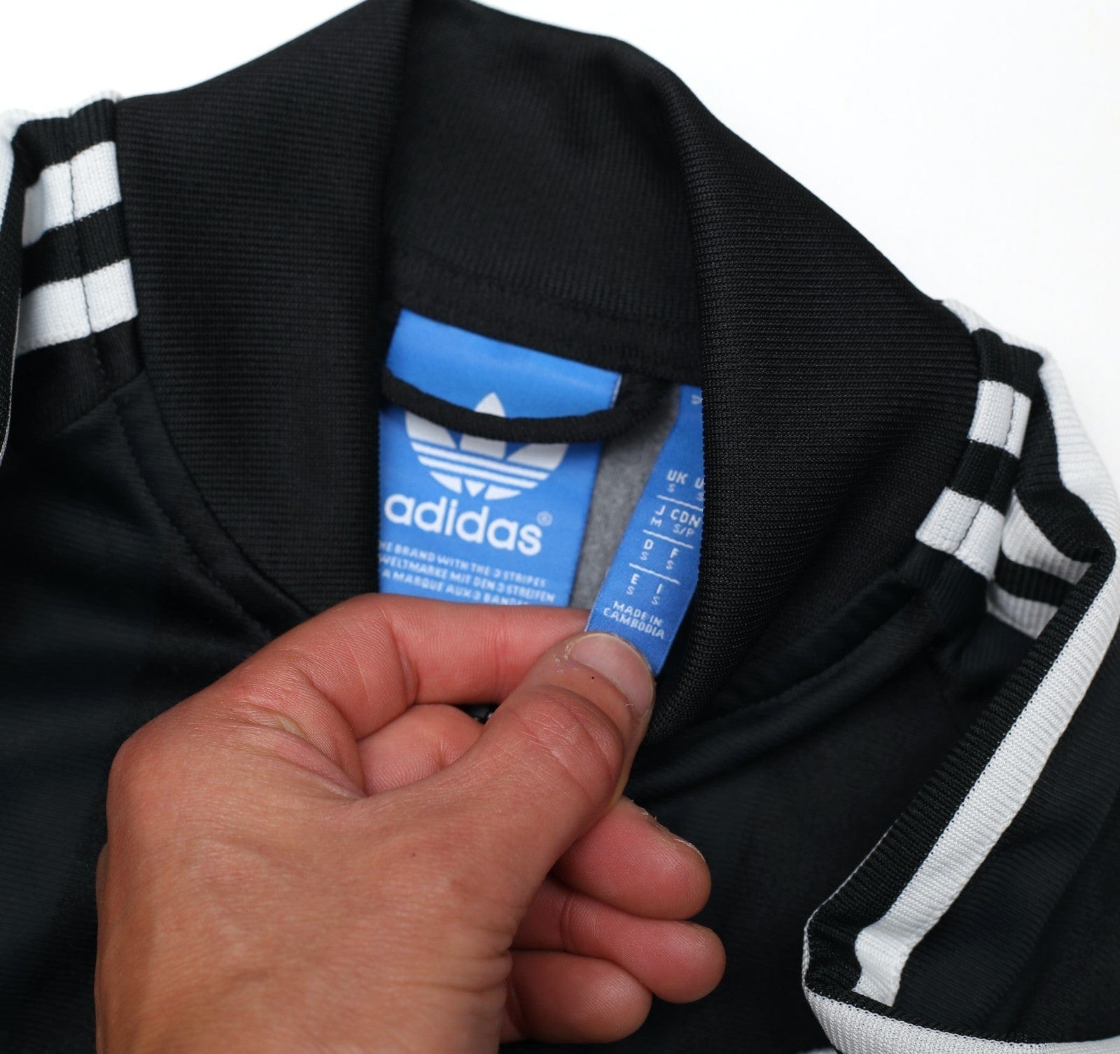 1988/91 WEST GERMANY Italia 90 Retro adidas Originals Football Track Top (S)
