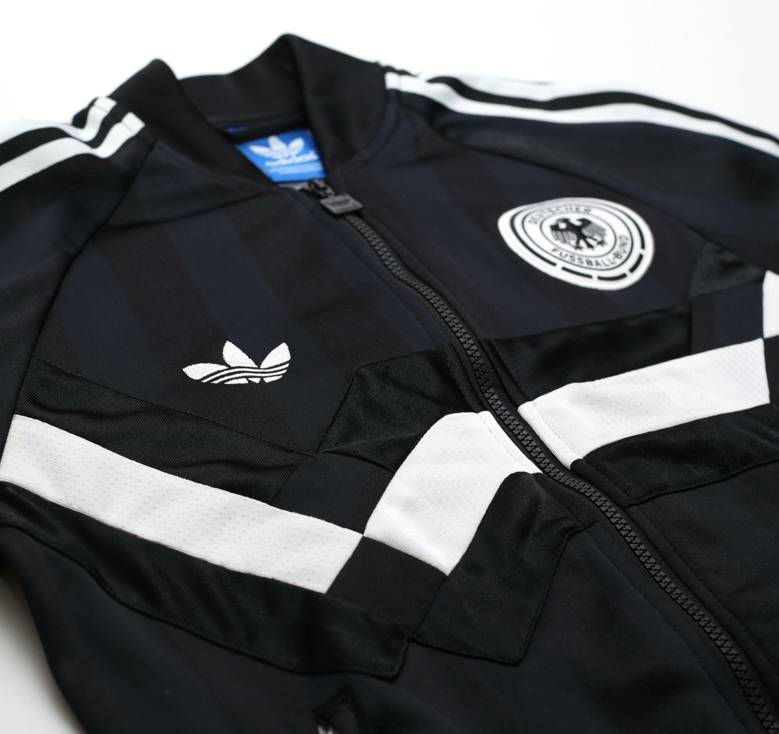 1988/91 WEST GERMANY Italia 90 Retro adidas Originals Football Track Top (S)