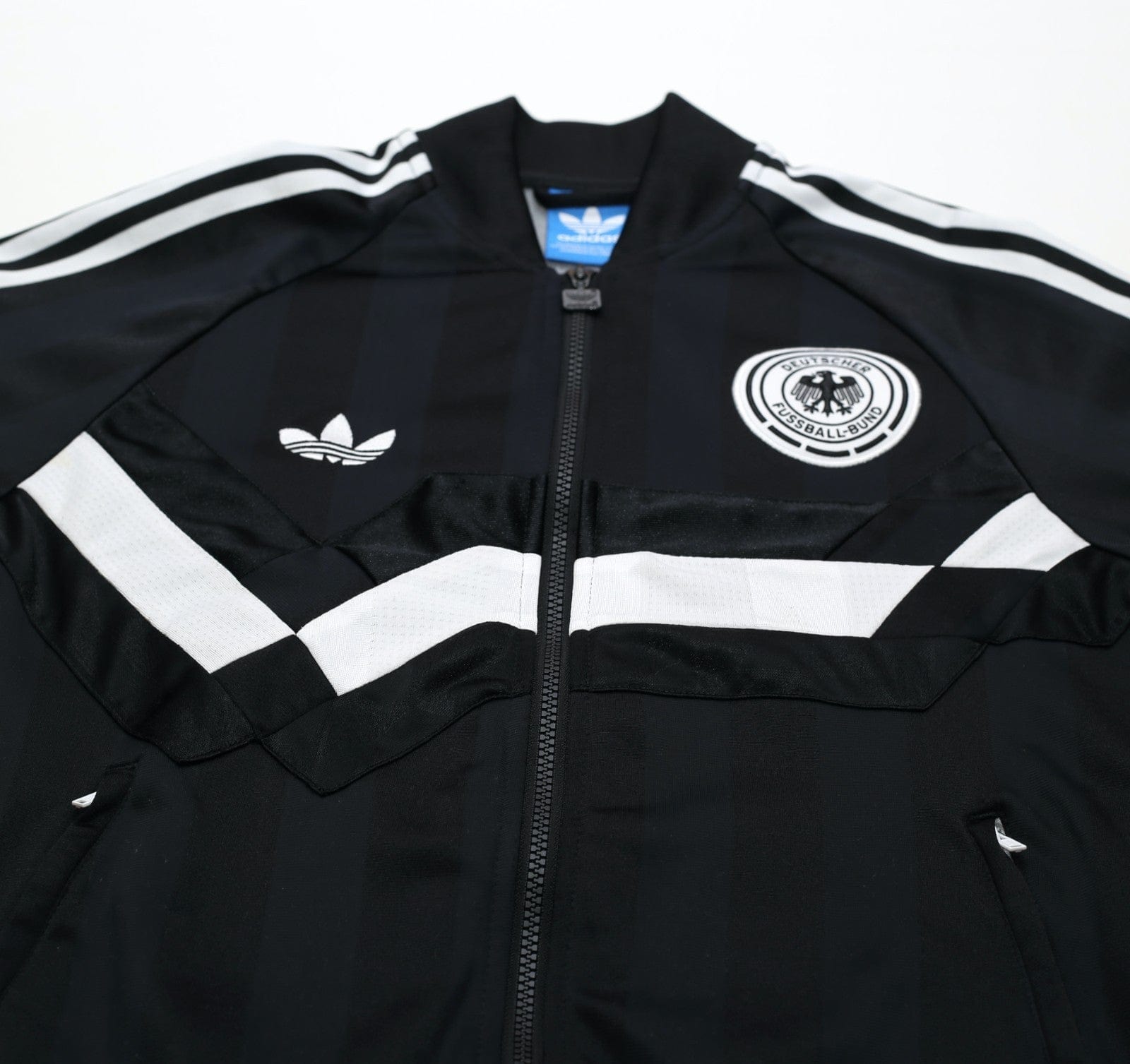 1988/91 WEST GERMANY Italia 90 Retro adidas Originals Football Track Top (S)