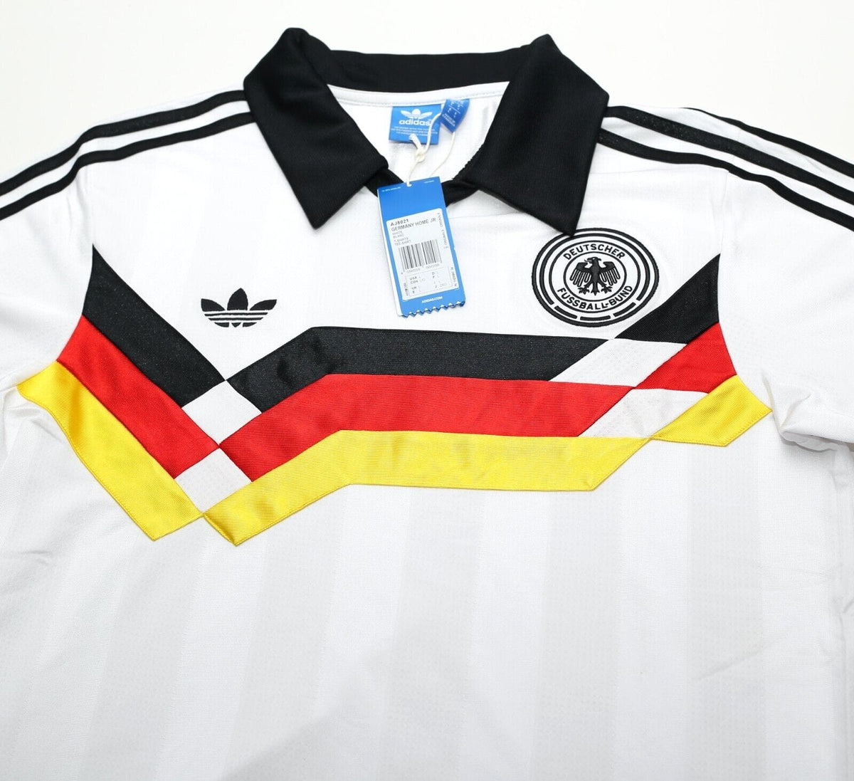 Vintage 90s Adidas West Germany Style World Cup Jersey Large Size