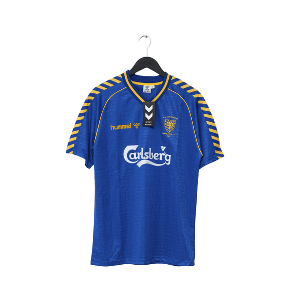 トップス ~80s football shirt 1988-wimbledon-hummel-home-