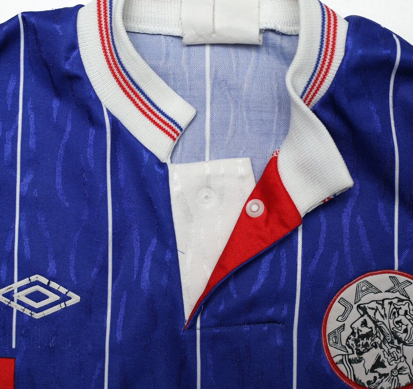 1989/90 AJAX Vintage Umbro Away Football Shirt Jersey (M)