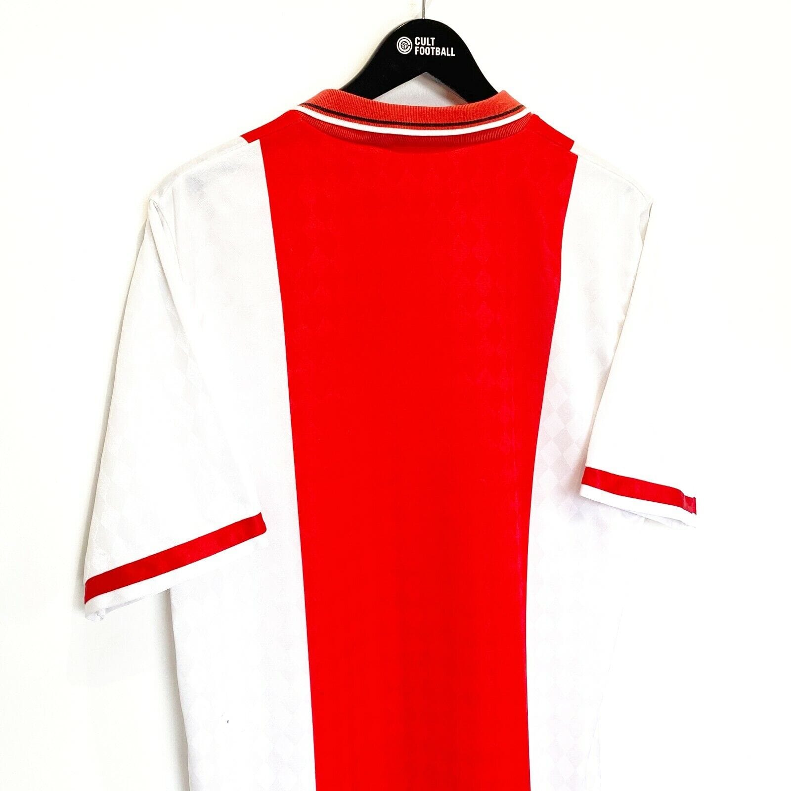 1989/91 AJAX AMSTERDAM Vintage Umbro Home Football Shirt (L) Bergkamp Era