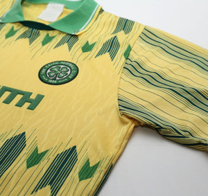 1989/91 CELTIC Vintage Umbro Away Football Shirt (M)