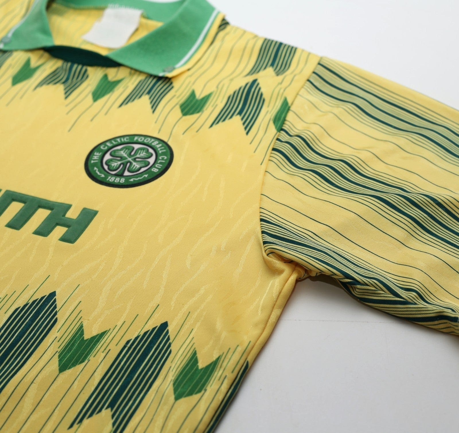 1989/91 CELTIC Vintage Umbro Away Football Shirt (M)