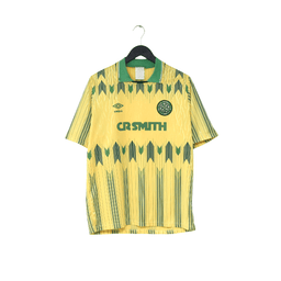 1989/91 CELTIC Vintage Umbro Away Football Shirt (M)